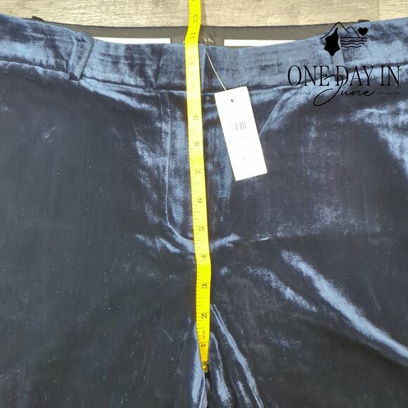 Ann Taylor Velveteen Wide Leg Pants Size 14 - Picture 4 of 7